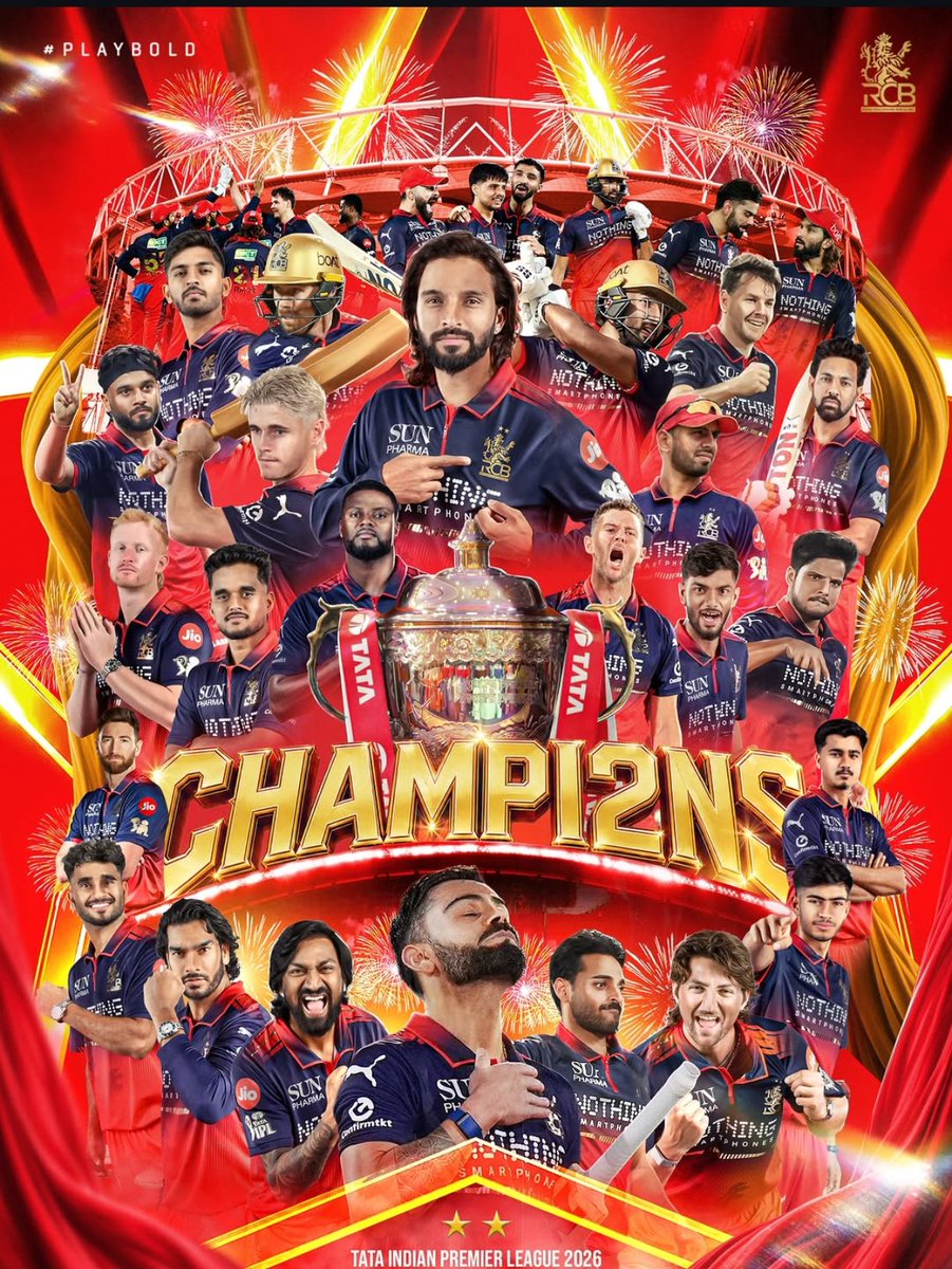 mahatab777's tweet photo. First time was so nice we had to do it twice 
#RCB 
#2026
#Bangalore https://t.co/gLzZXrz0vT