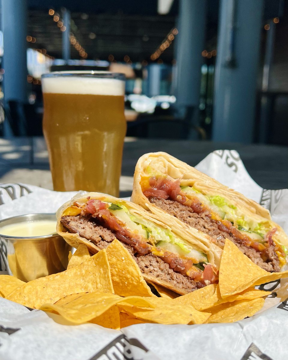yardsbrew's tweet photo. PSA: Crunchwrap Burger is the Burger Wednesday burger of the month for June. https://t.co/iw5cLpu0wz