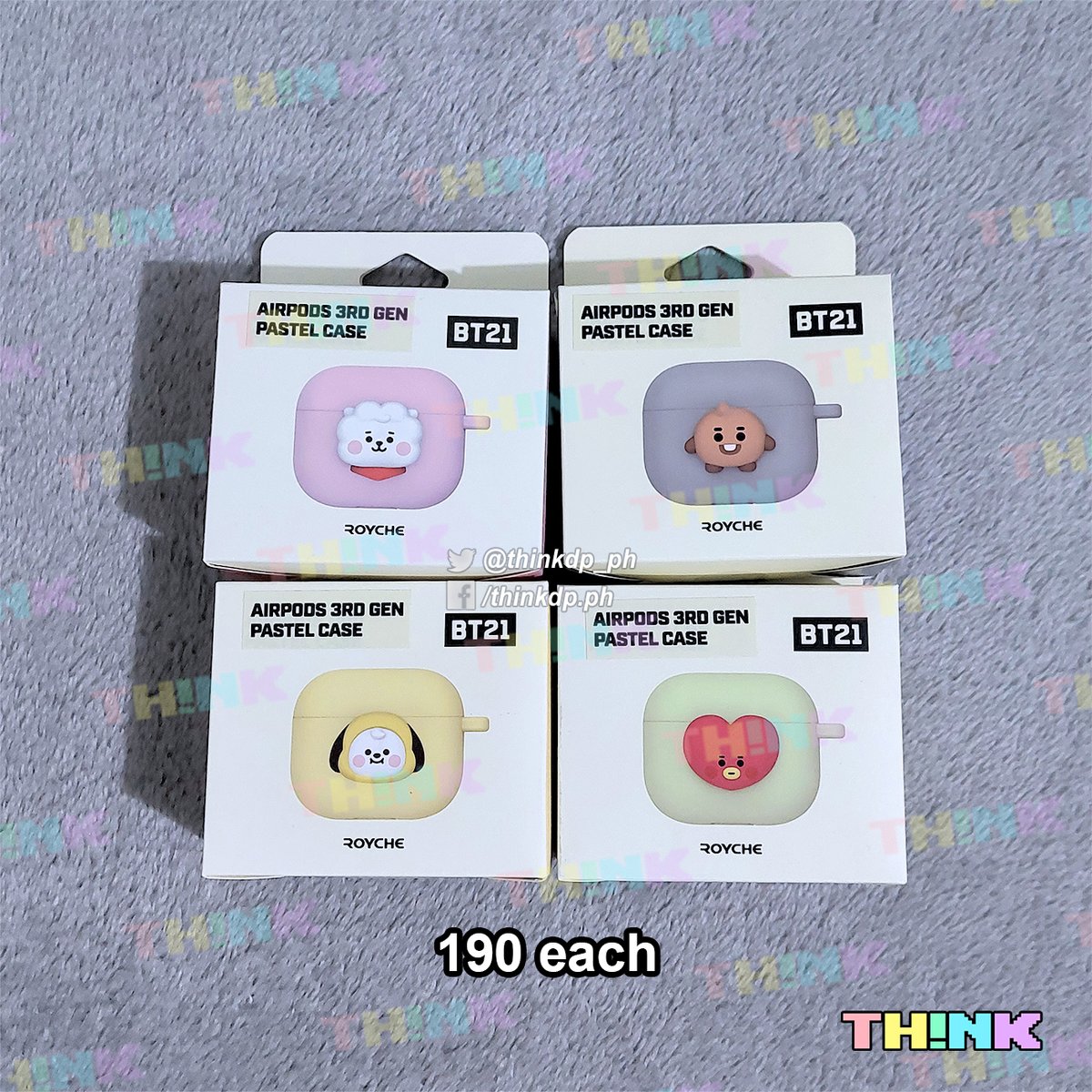 thinkdp_ph's tweet photo. ✨ ON HAND ✨#thinkdpOnHand 
SALE❗️ BT21 Airpod Case
*Price in photos

🚚 J&amp;T/ LBC / Same day delivery
📍 Valenzuela City

wts lfb ph bts koya rj shooky chimmy tata cooky rm jin suga jhope jimin taehyung v jungkook https://t.co/OMjrJFYTL3