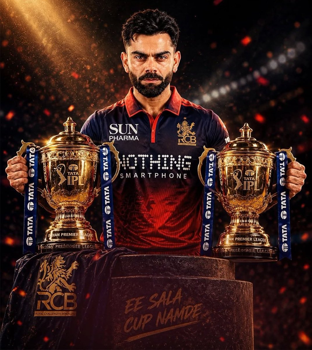 shashankmithur's tweet photo. Jahaan matter bade hote hain,
wahaan King khade hote hain 👑🔥

#RCBvsGT #KingKohli https://t.co/FyvdMiSsRQ