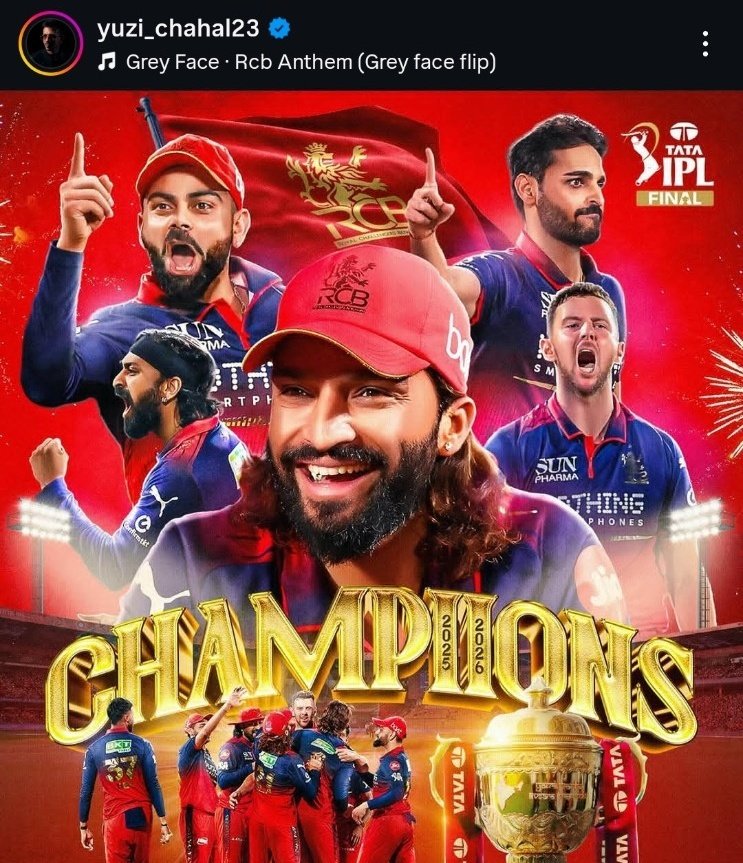 sehajdhillon_'s tweet photo. Inka bass chalta toh yeh pichle saal bhi story aur post daaldete RCB ke liye 😭 https://t.co/XcOCTTK1Dp