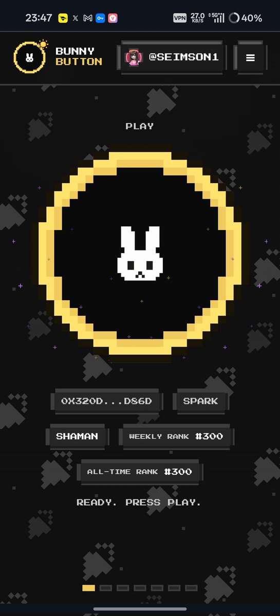 Seimson1's tweet photo. 🚀🐰 BUTTON BUNNY IS HERE AND IT'S ABSOLUTELY FIRE!
 
Click like crazy 🐾
Earn carrots
Upgrade your ability 
Invite your frns and form a party.

This Play-to-Earn game is actually FUN and addictive AF! 
Who’s ready to hop in and play?!
@bunnybuttonxyz
USE INVITE CODE : 180F059E https://t.co/kO6nspvLfv