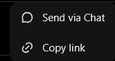 Foxkiin's tweet photo. Whoever approved this change (moving the copy link button) and then also added a non-intractable arrow at the screen you get forced to should get fired, and never asked to make any front-end decision ever again. Pointless change that absolutely fucks over muscle memory. https://t.co/rNc0sPgaGp