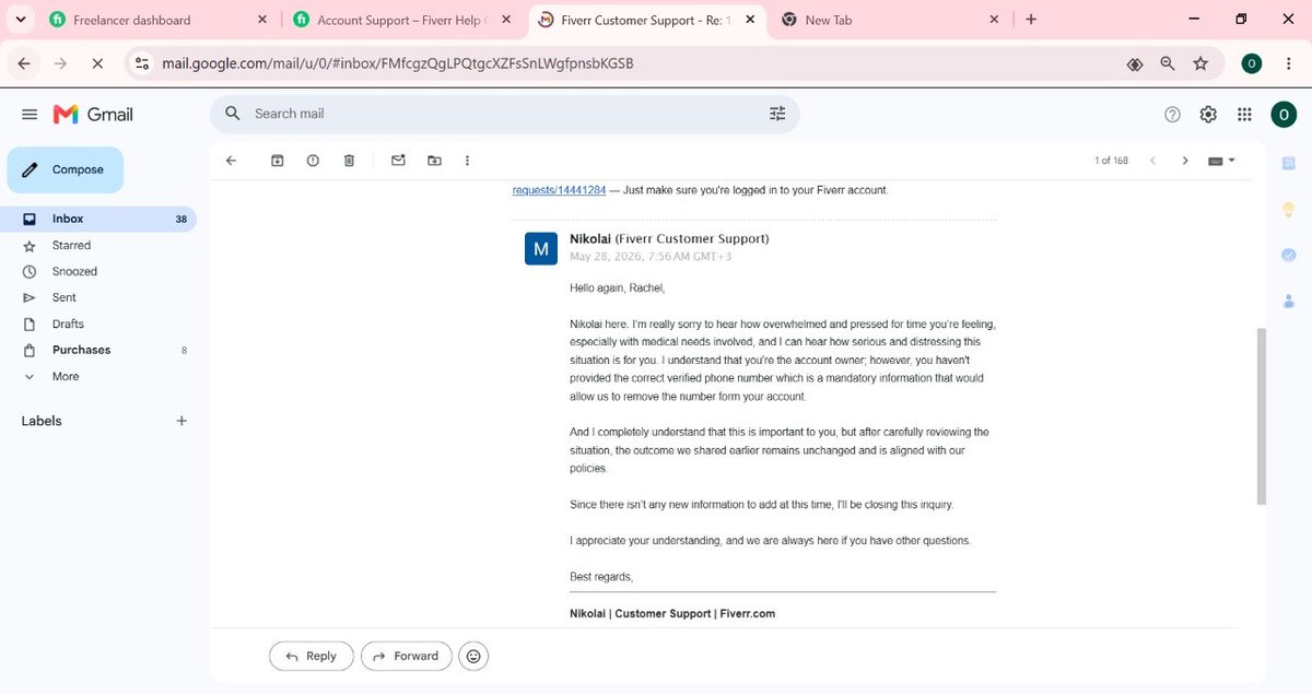 Pauldesigns00's tweet photo. @fiverr @FiverrSupport It has been A MONTH and I still cannot withdraw my earnings due to a phone number update issue. I get an 'incorrect phone number' error even though I'm entering the correct number.

I've sent support messages with ZERO resolution. I need a response TODAY. https://t.co/fpNWeWEQrp