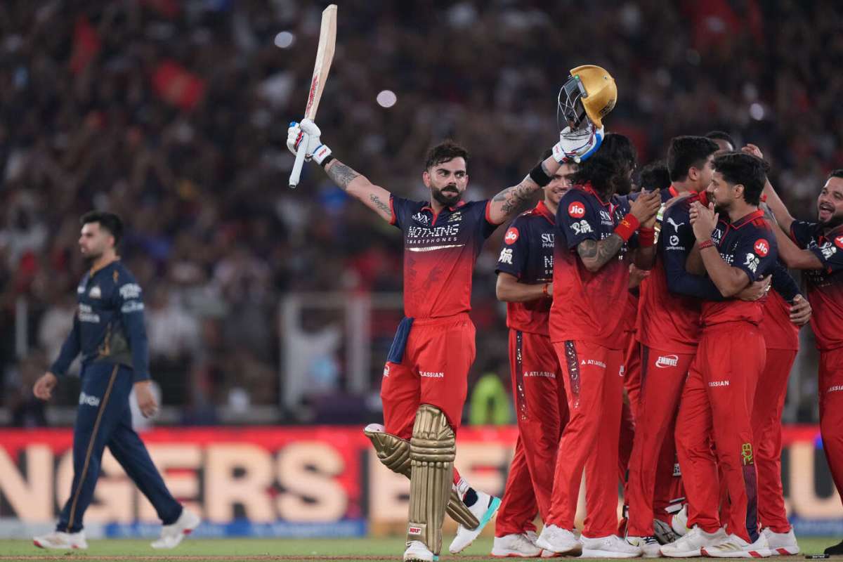 IamRohithNara's tweet photo. Two titles in two years,congratulations @RCBTweets for stepping up when it mattered the most. A well-deserved achievement! Congratulations to the loyal RCB fans who stood by the team through every high and low. 🏆👏🔥 Congratulations, King #ViratKohli, on back-to-back 650+ run seasons!