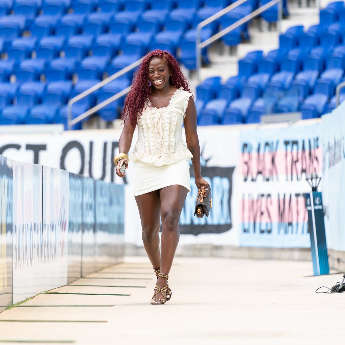NWSL's tweet photo. A decade of THE Mandy Freeman 🙌

Gotham will be celebrating Mandy’s 10th season with the club today! https://t.co/DrPrWtm2N1
