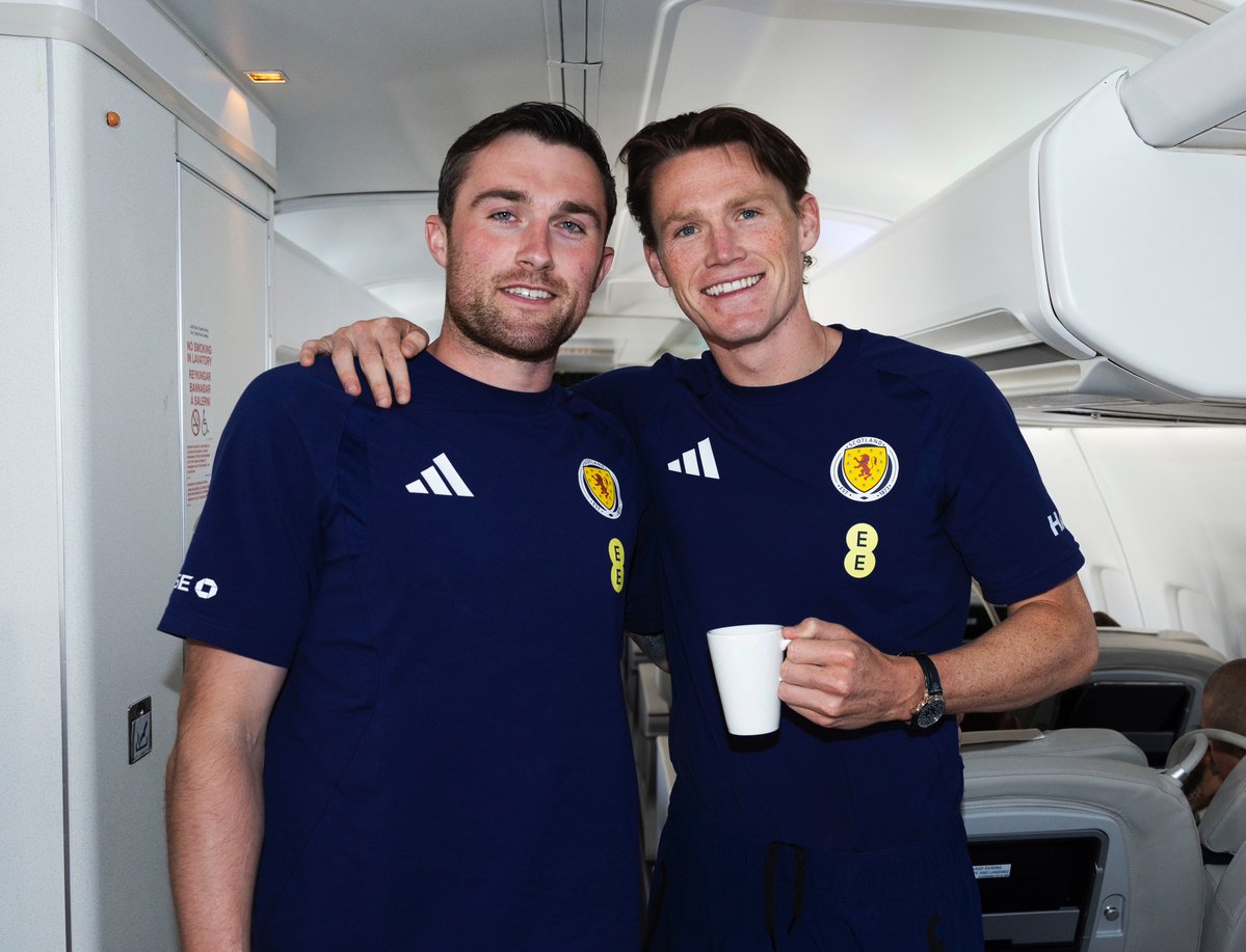 ScotlandNT's tweet photo. ✈️ 📸

#FIFAWorldCup | @FIFAWorldCup https://t.co/d61qjhAZhE