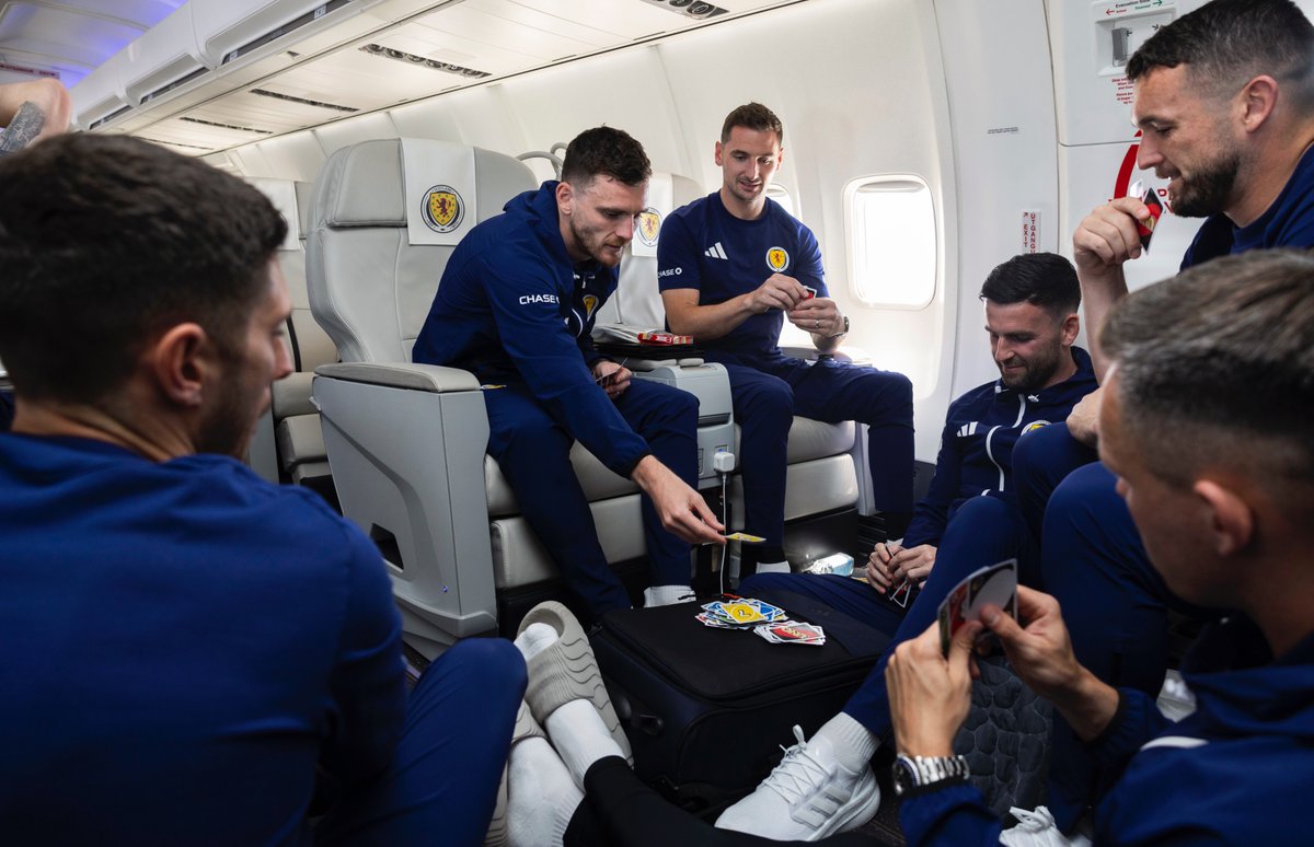 ScotlandNT's tweet photo. ✈️ 📸

#FIFAWorldCup | @FIFAWorldCup https://t.co/d61qjhAZhE
