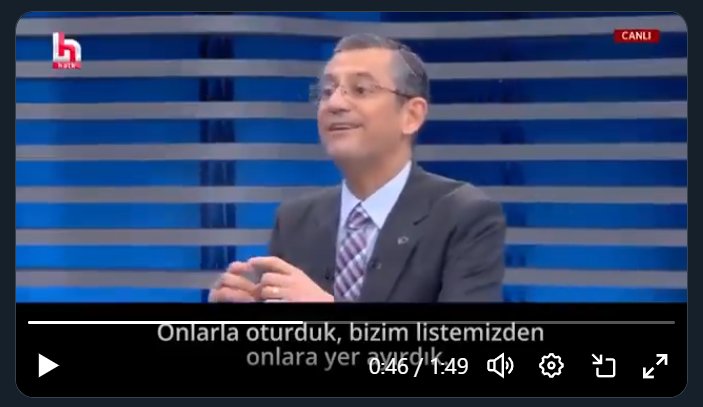 aliucer62's tweet photo. Özgür Özel'in bir itirazı oldu mu? Al birini vur ötekine misali. https://t.co/UojA3x6Z51