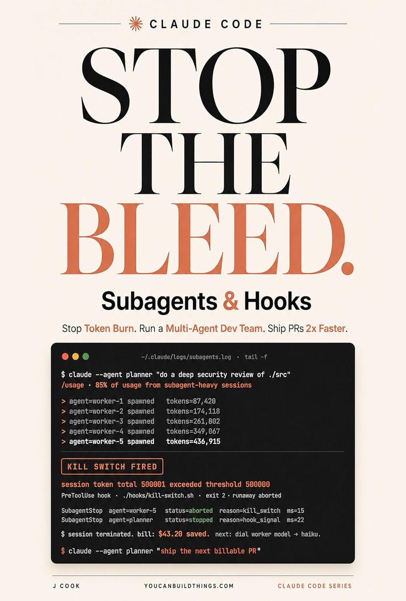 frontrunjohn's tweet photo. Claude Code Subagents & Hooks comingsoon (tm)
