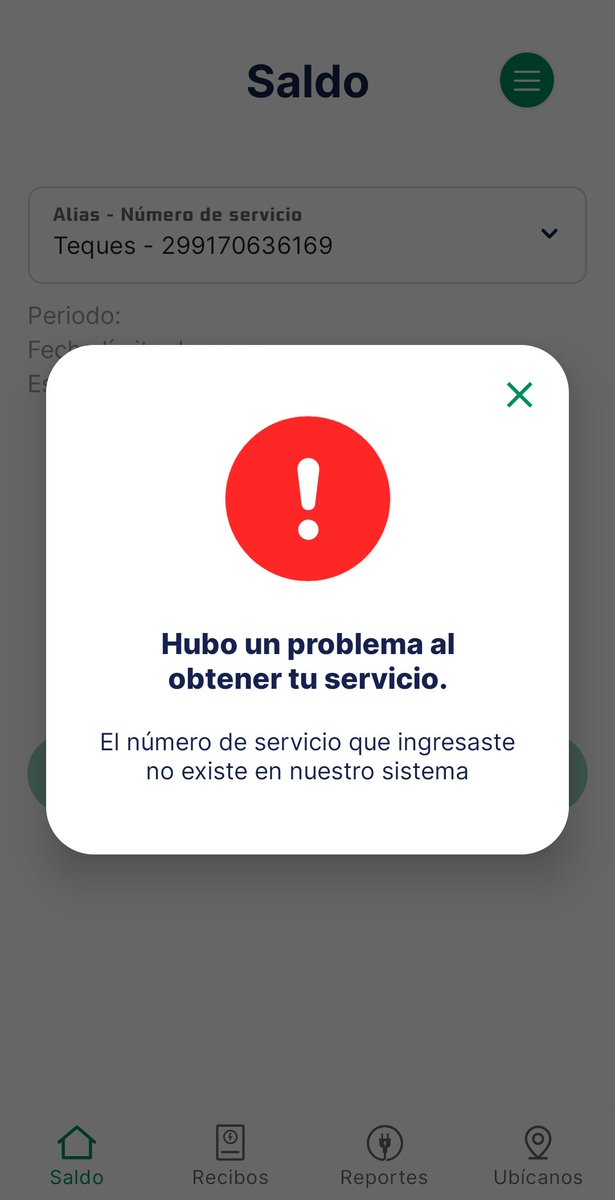 360Grados's tweet photo. @CFE_Contigo oye CFE, intento checar mi número de servicio y aparece que mi número de servicio no existe.... Que solución me pueden dar....? https://t.co/b0aPMtSdJY