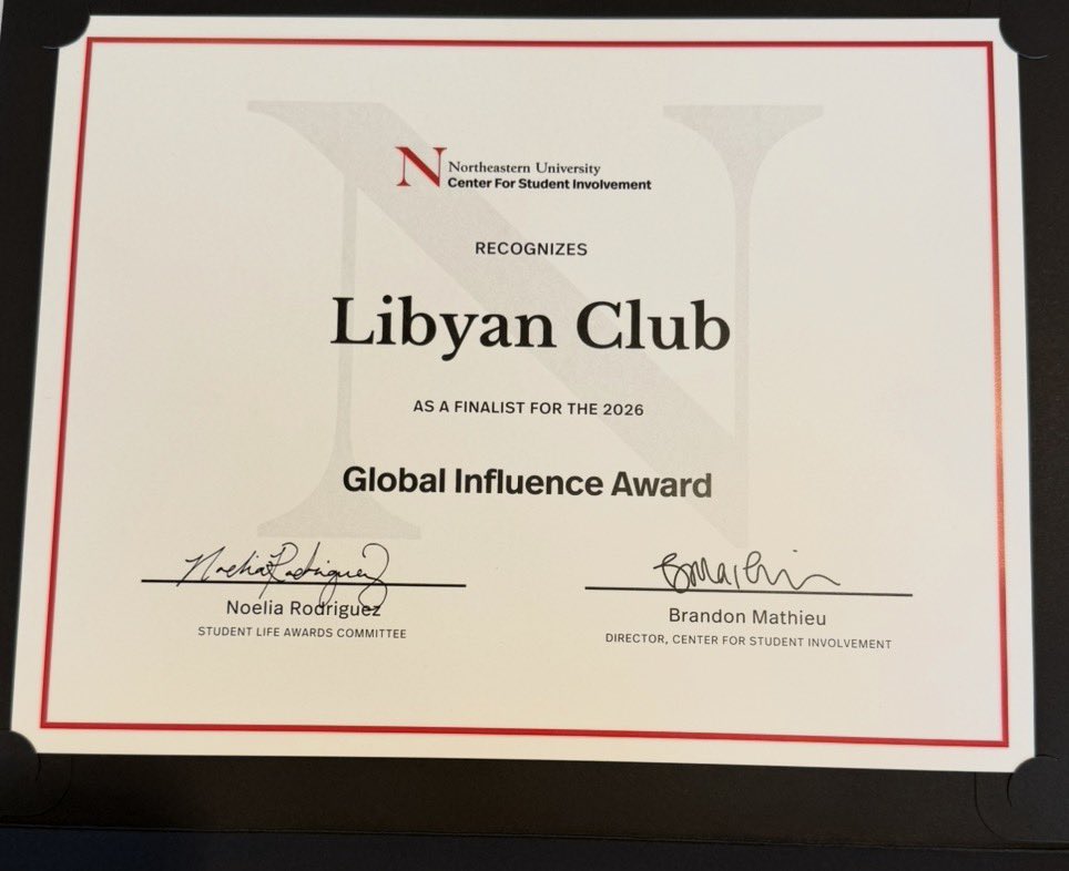 BuisirAwad's tweet photo. Salam @KyrieIrving @FCHWPO 

I’m a rising 4th year student at Northeastern and I started the first LibyanClub in the U.S. In hopes to highlight/promote Libyan excellence. You two were my inspiration to be the voice for the people around me who needed one. Check this out! https://t.co/XMrf9l98YS