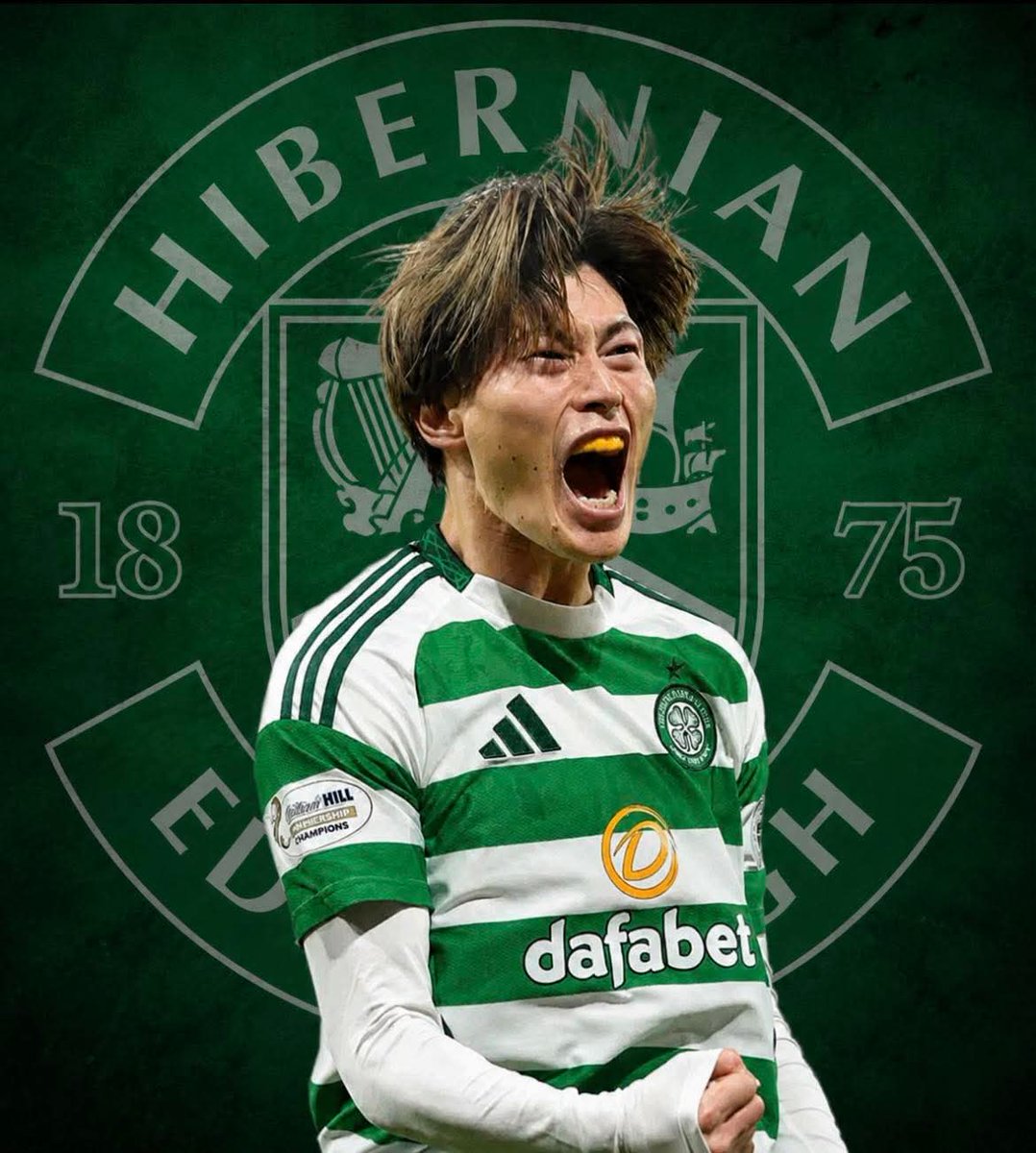ScotlandColin's tweet photo. @CraigDoudie There are strong rumours going around that Kyogo is going to sign for hibs https://t.co/bx4MPBGWU1