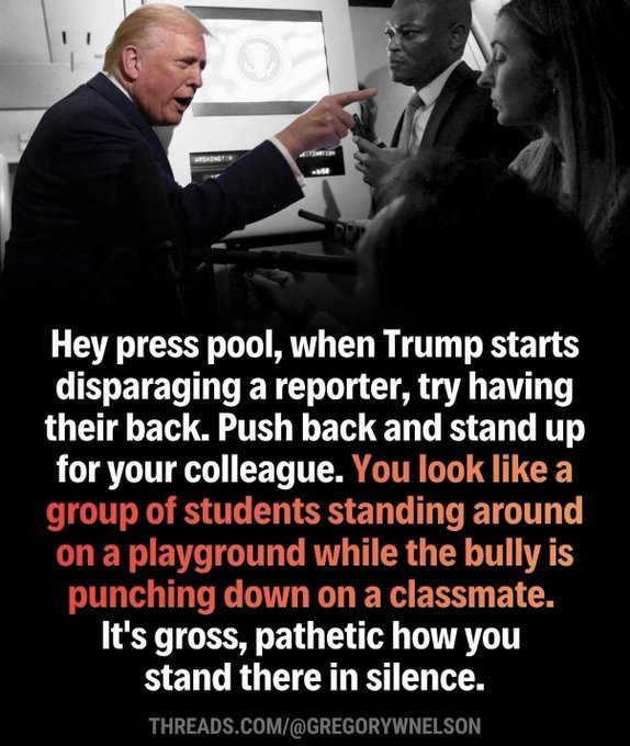 Psyched55's tweet photo. @chiky_handlr Dear White House Reporters
@CNN
@NewsHour
@FoxNews
@CBSNews
@NYT_Buzz
@NBCNews
@HuffPostPol
@AP
@WHPressPool
@whca https://t.co/F8RI7OKSxp