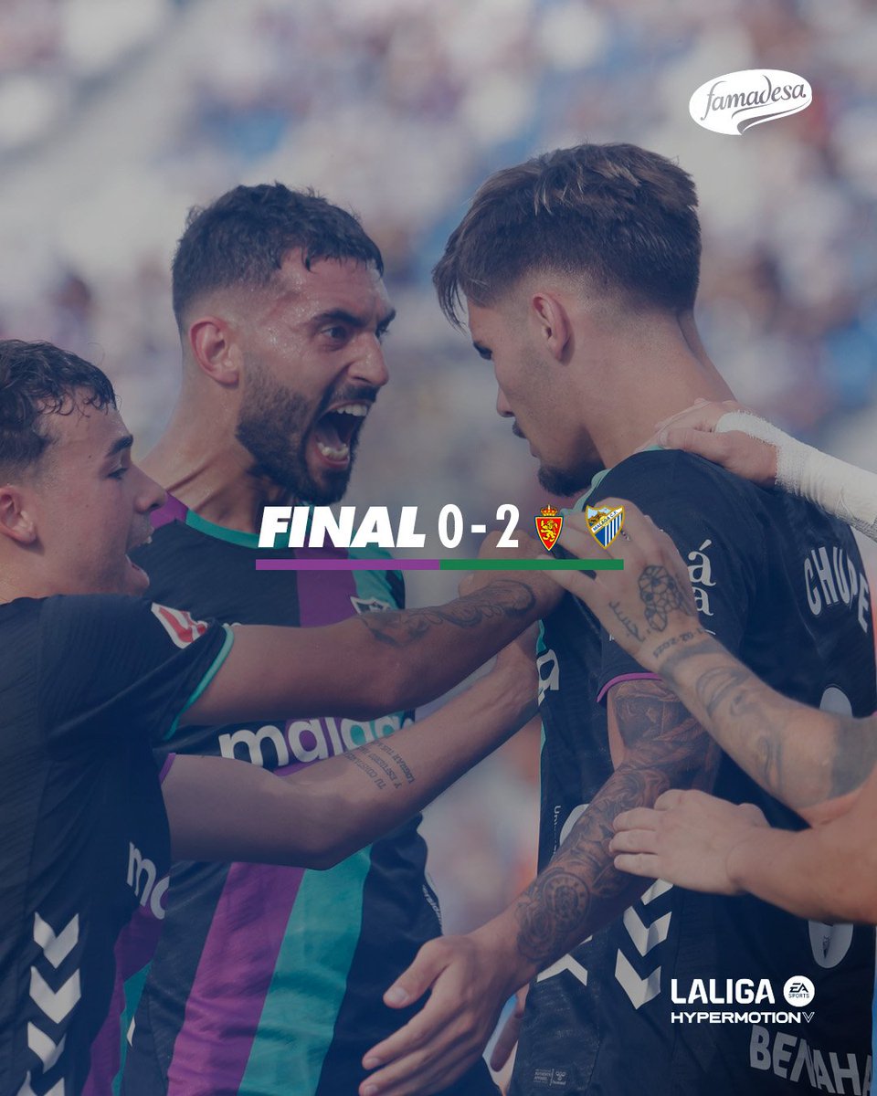 CanalMalagaRTV's tweet photo. ➡️ Victoria del @MalagaCF por 2-0 ante el @RealZaragoza 👏👏👏

➡️ Los de Funes entran en el playoff para el ascenso a Primera  y se enfrentarán a la @UDLP_Oficial el domingo 7 de junio a las 21.00 horas y la vuelta será el miércoles 10 de junio en La Rosaleda a la misma hora. https://t.co/WINOzX5wzN
