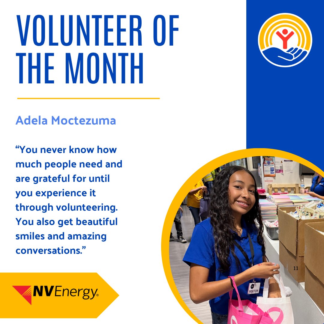 UWSN's tweet photo. Volunteer of the Month 🌟 Adela Moctezuma 

Adela gives back through food donations, volunteering with The Just One Project, and supporting community projects through her UWSN internship.

Read more of her story at: https://t.co/9V1ojabrxI. https://t.co/fsN0xSzXWV