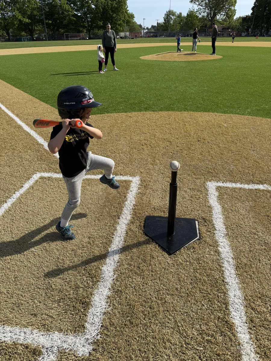 TaylorJacobs's tweet photo. @TheMikeSalk Heyyy!! Glad to catch back up! And a great first season, he is really falling in love with the game and it’s so fun to see a group of kids growing into baseball fans. https://t.co/6NOKNll8Nx