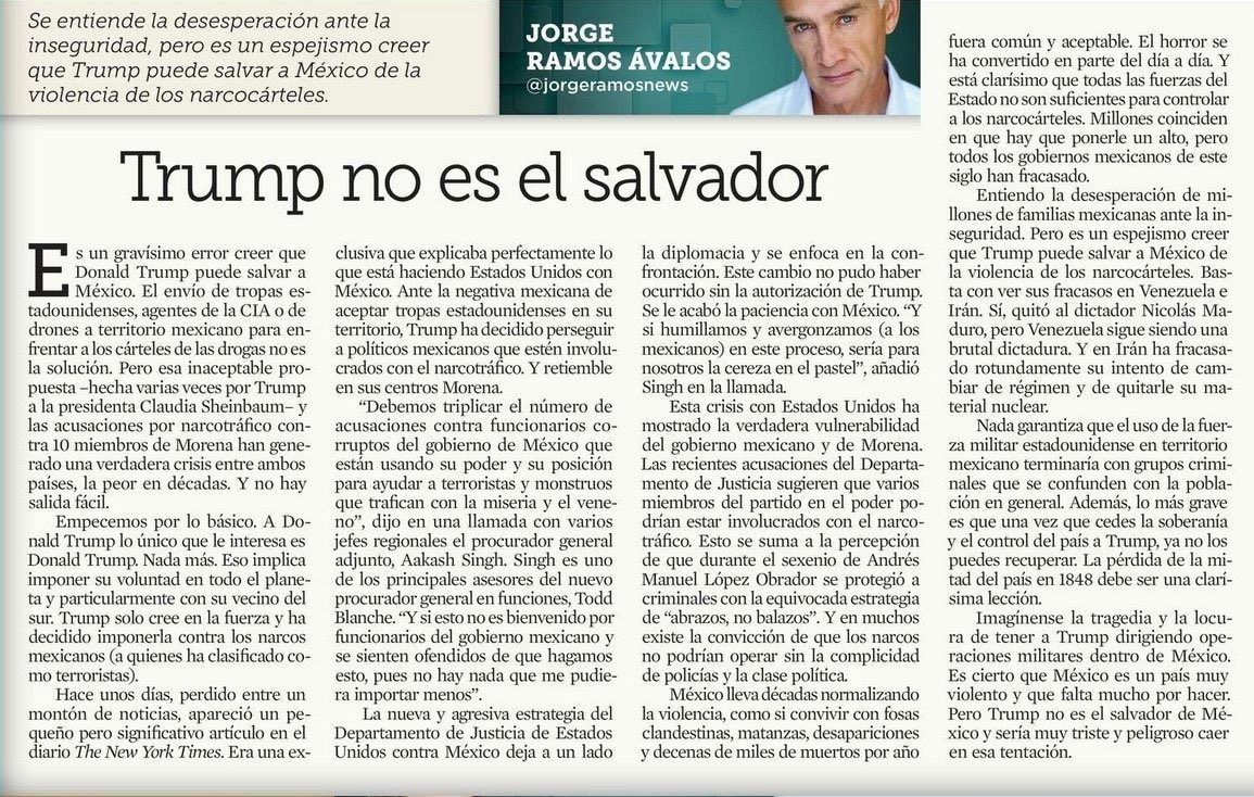 AdrianLopezMX's tweet photo. Y en el corazón de esto que hoy escribe @jorgeramosnews, está Sinaloa, viviendo la crisis humanitaria más grave y dolorosa de su historia 👇 https://t.co/V7R7fS1vWc
