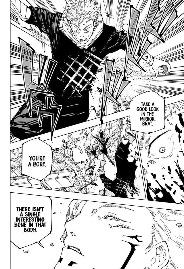 Ekko_Red's tweet photo. @6uccha @KenjakuFan @Sanguchemaster_ Este panel es prueba de que el RCT de Yuji es superior al de Yuta y Gojo, además de que el también puede usar la técnica de sangre para potenciar su RCT https://t.co/dJKw419X0A
