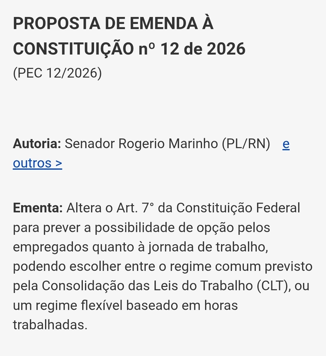 profkpoper's tweet photo. 🚨 Galera, a direita continua querendo acabar com a vida do trabalhador brasileiro e quer votar uma PEC que estabelece a possibilidade de um regime trabalhista precarizado pautado por "horas trabalhadas"! Votem NÃO! NEGUEM ESSE ABSURDO!

https://t.co/mVOZlDUlSx https://t.co/16b1kIZNav