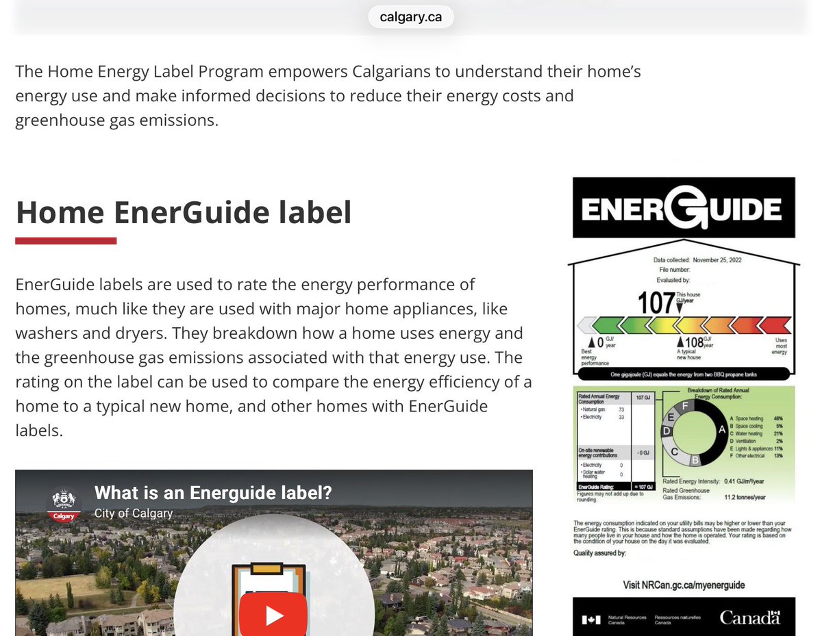 KybrdWrrr's tweet photo. City of Calgary Climate Dept Home Energy Label Program

In 2026, City plans to publish energy scores for > 350K homes allowing anyone to look up energy-use data for ANY Calgary home. City admits scores may be inaccurate. No clear opt-in or -out.
/2 https://t.co/TBGjXNlvIC