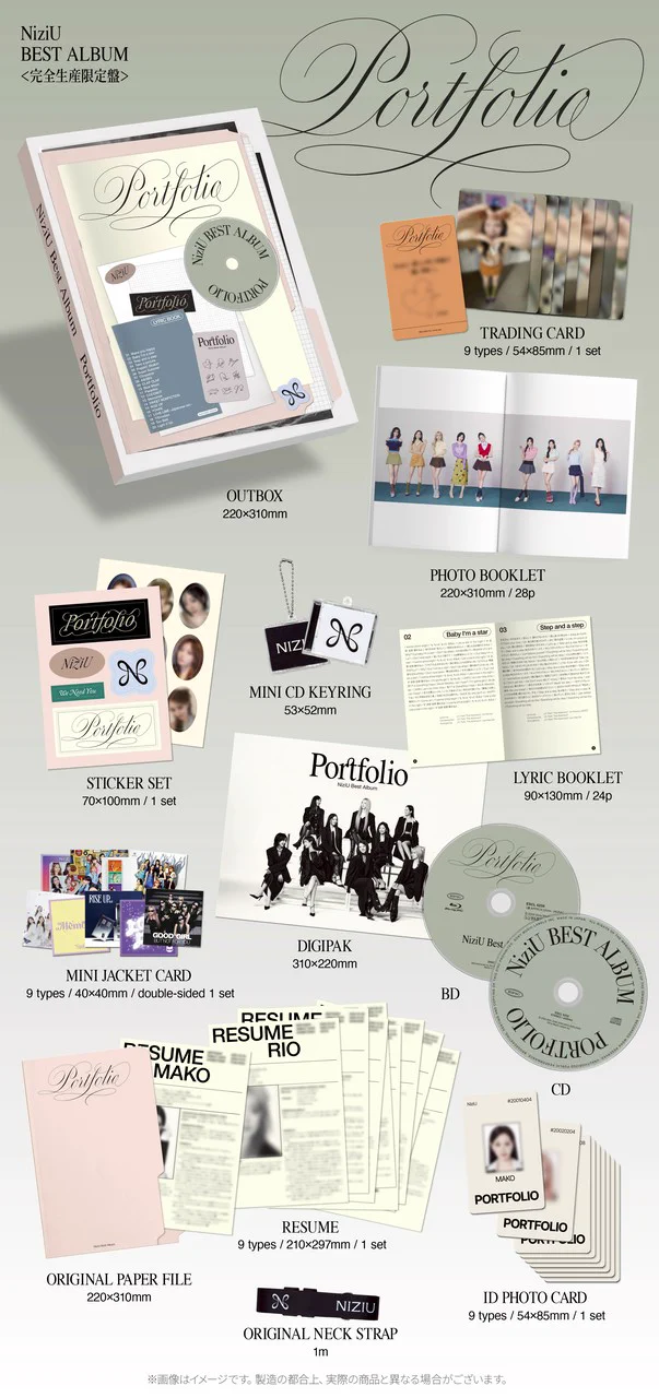 NiziU Portfolio 完全生産限定盤 抜けなし yema on X: 