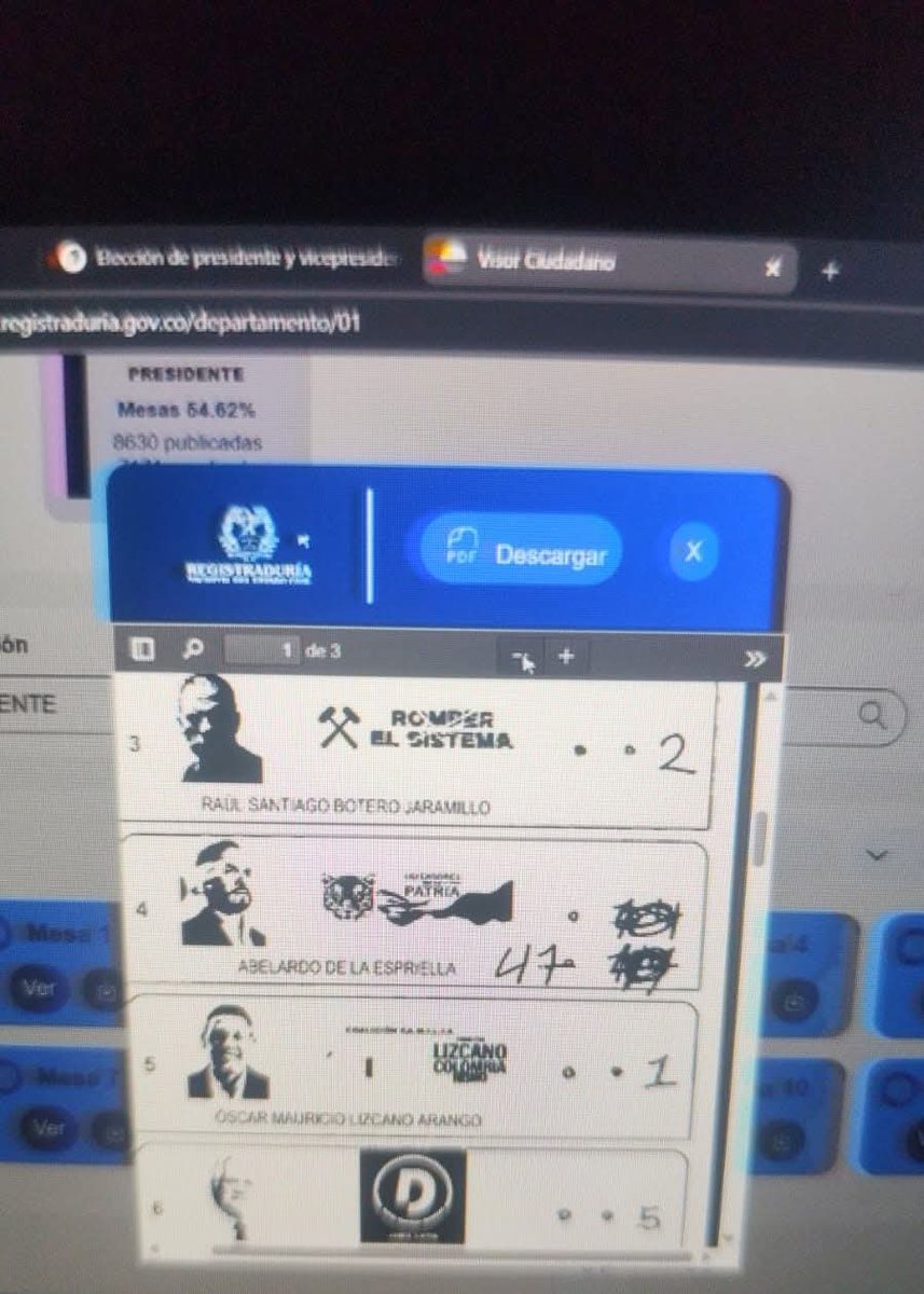 gotay19's tweet photo. #votaciones 
#colombia
Y por qué no me hablan de esto? https://t.co/sYgYYFoxEL