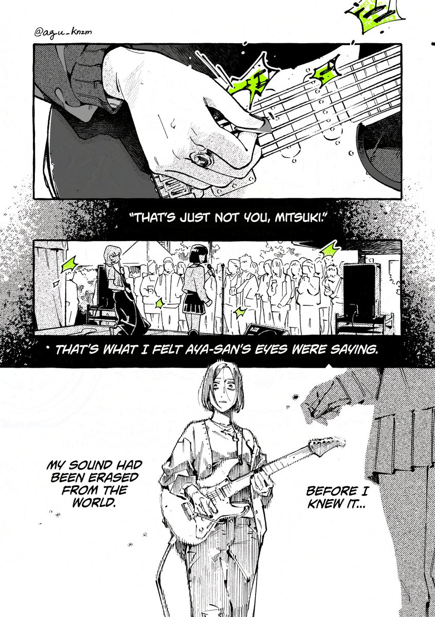 sichono's tweet photo. to dive into this, i think its important to see the similarities between these two moments!! back at the concert mitsuki noted that the only person she couldnt hide her feelings from would be aya, and then noticed aya was there all along. forced to confront her insecurities- 1/? https://t.co/5H6ykSfByy