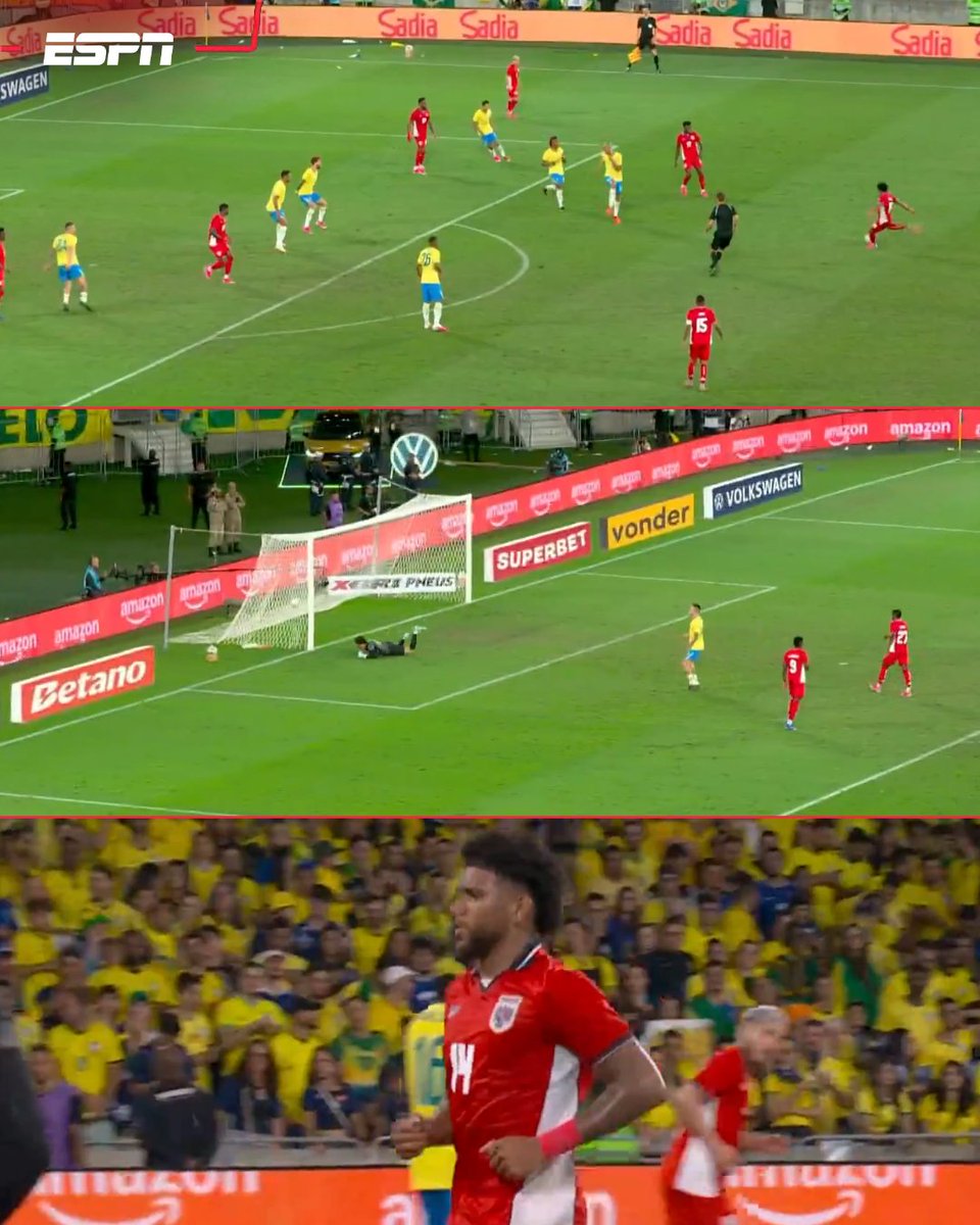 ESPN_CENAM's tweet photo. 🇵🇦🚀🚀Muy marcador abultado puede ser, pero nadie le quitará este GOLAZO a Carlos Harvey en el mismísimo Maracaná🇵🇦🔥🔥 https://t.co/TDPjzWVJ22