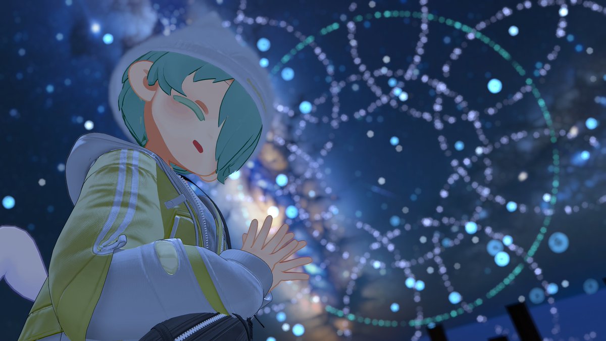 Extreme_mint's tweet photo. 銀河に掛かる花 https://t.co/b3PN7Q59Hk