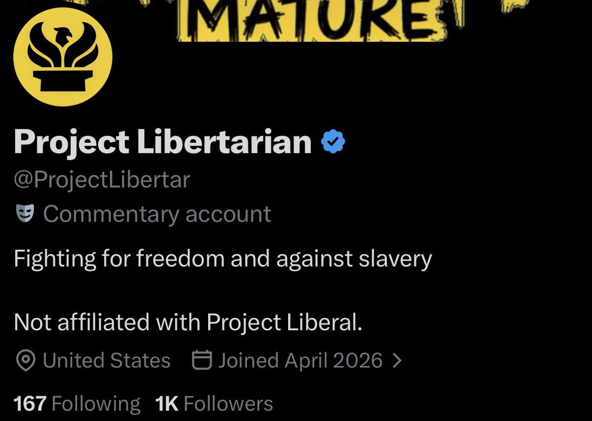 Project Libertarian tweet media