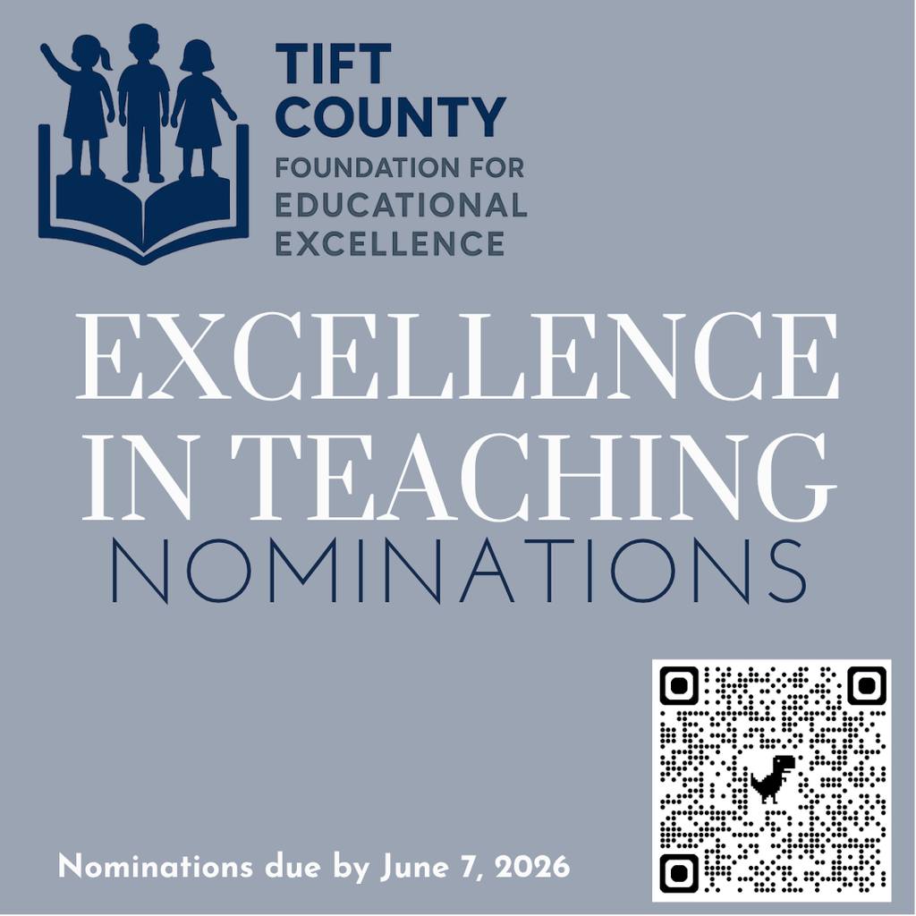 BusbinMelissa's tweet photo. 📷 Nominate a Teacher of Excellence! 📷

Do you know a teacher who is outstanding in the classroom, builds strong relationships with students, and maintains meaningful connections with parents? If so, now is your chance to recognize them! https://t.co/okEocX9jpE