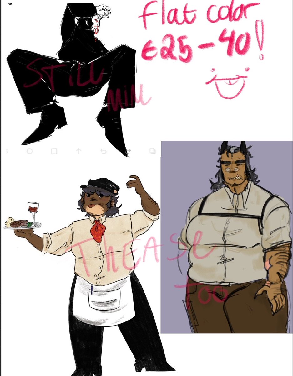 PaiMuffin's tweet photo. I'm doing commissions ! Please dm if intrested, prise chart and TOS under post. #comission #opencomission https://t.co/0jOzfh3kid