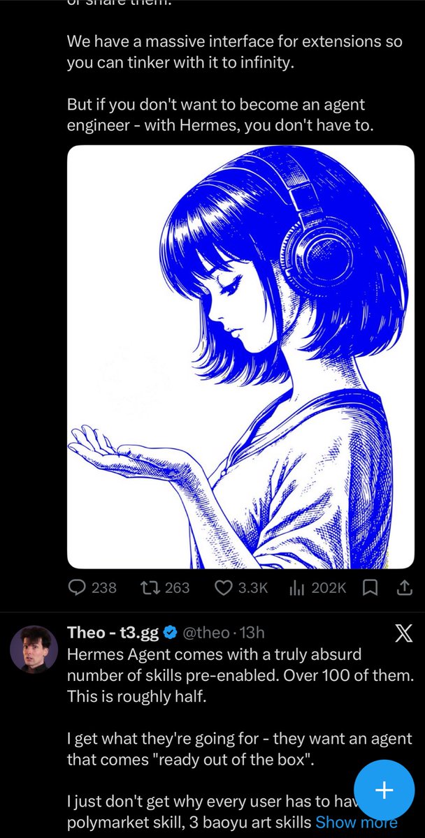 xtables_'s tweet photo. @Teknium X algo knows what it’s doing https://t.co/Q9KnHC1ajB