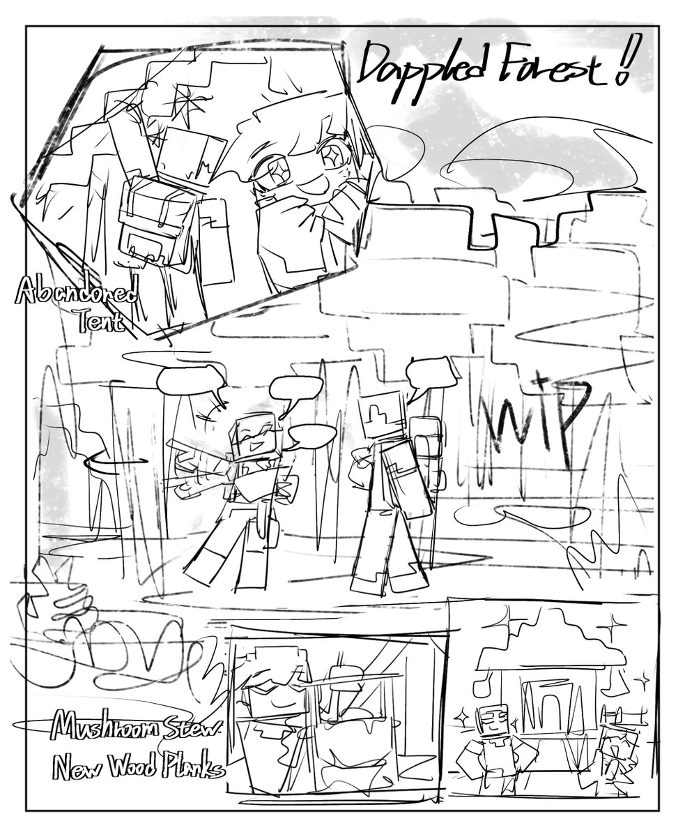 Stapler_02's tweet photo. rough sketch https://t.co/jM40Qiaq0r