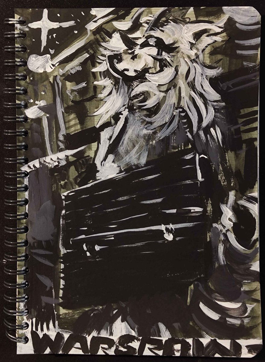 Squawq7500's tweet photo. painted my journal fun https://t.co/yj1MYcQJUE
