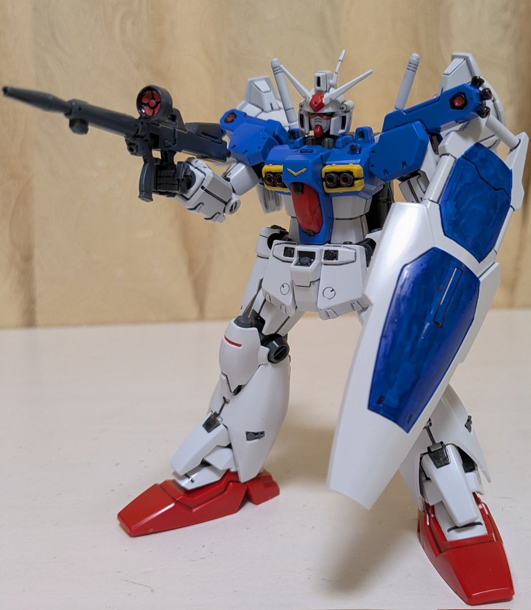 182Skyk's tweet photo. #ガンプラ
#GP01fb
キット単体。意外と塗装が必要なキットでした!ビームサーベルとか塗装するの久しぶり(笑) https://t.co/6TF9bglnZB