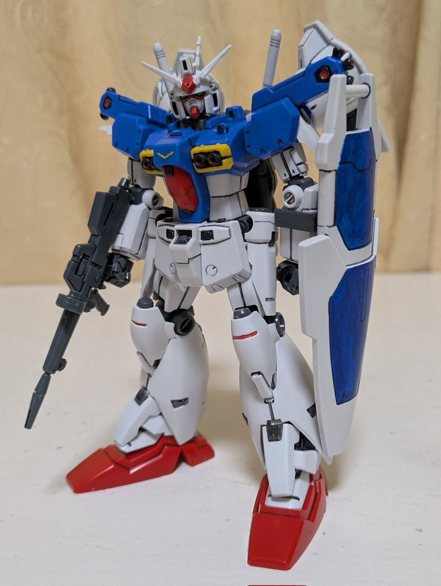 182Skyk's tweet photo. #ガンプラ
#GP01fb
キット単体。意外と塗装が必要なキットでした!ビームサーベルとか塗装するの久しぶり(笑) https://t.co/6TF9bglnZB