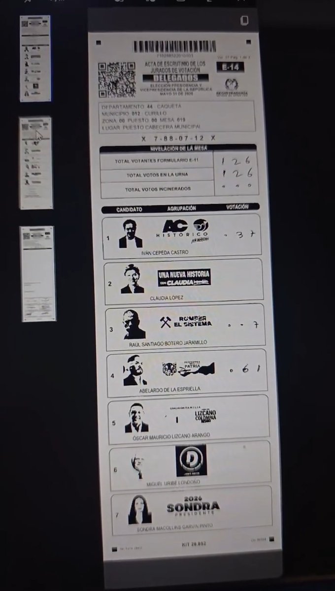 youngeilish's tweet photo. Revisando las actas de los delegados  efectivamente se encuentran más de 5 archivos con irregularidades en los votos a favor de Abelardo. Es tan obvio que eso está manipulado, todo pueden encontrarlo en la página de la registraduría
#votaciones
#elecciones2026 https://t.co/uAt9qFsO0b