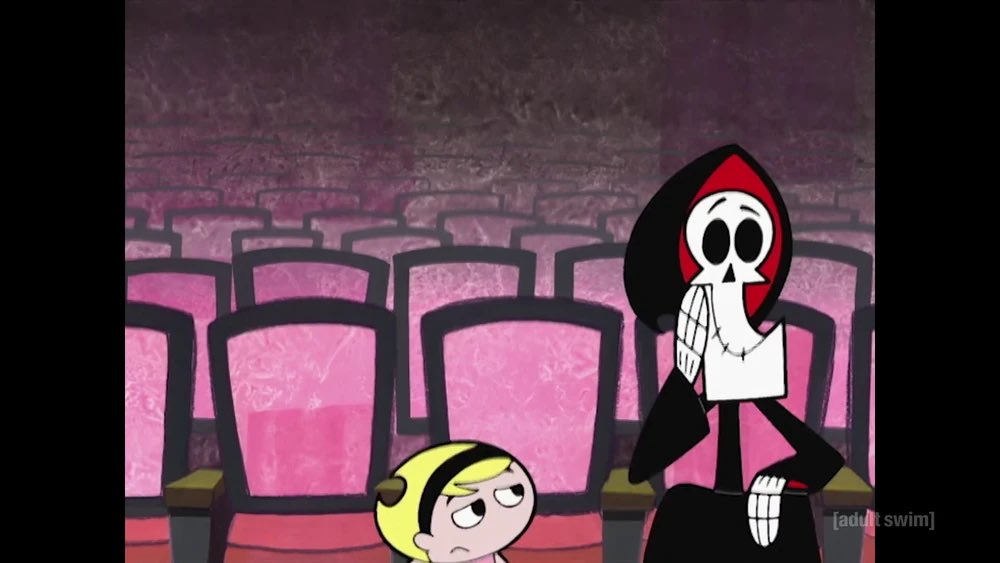 animatedminus's tweet photo. and nowadays kids are being told good night at 5PM and greeted to billy and mandy https://t.co/02qGdNPvTD