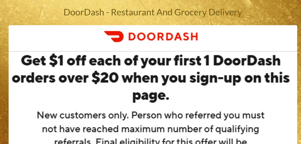 JonArauzo's tweet photo. Get food delivered from your favorite restaurants and grocery stores using DoorDash. Sign up now. π ποΈ
β‘οΈ https://t.co/2fLzlyqGR7
#restaurant #grocery #delivery #signupnow https://t.co/Xf7qpBsx4g