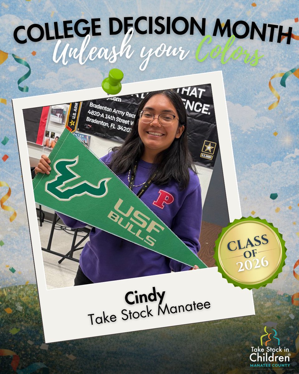 TSICManatee's tweet photo. 🎓 The future is officially in motion. #TSICManatee Take Stock in Children https://t.co/7ACFs55gqZ