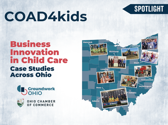 GroundworkOhio's tweet photo. Access to child care remains a major challenge for many rural Ohio families and employers.

In our recent resource, Business Innovation in Child Care: Case Studies Across Ohio released in partnership with The @OhioChamber, we highlight how @coad4kids
 is partnering with businesses and communities across southeastern Ohio to help expand child care access and support working families.

From employer-supported child care centers to community partnerships and workforce solutions, COAD4kids is helping communities create innovative approaches to meet local child care needs across rural Ohio.

Read more: https://t.co/2mf6jXlWs8

@Coad4kidsOhio