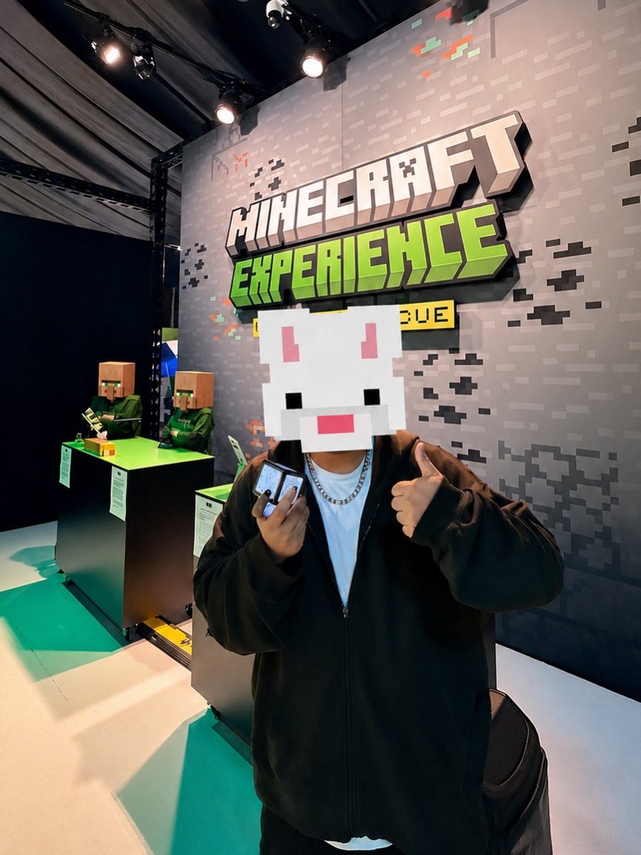 squachiii's tweet photo. Tienen que ir a la experiencia de Minecraft está increíble!!! 

#minecraft #minecraftexperience https://t.co/NT7LRucja5