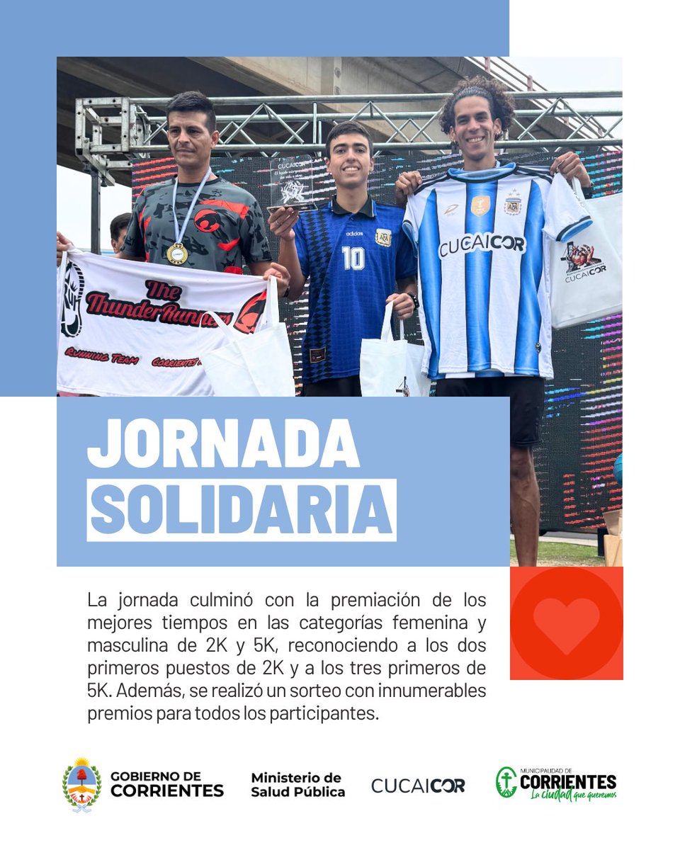 cucaicor's tweet photo. 🏃🏽‍♂️🏃🏽‍♀️💚 Más de 500 personas, una misma causa.

En el marco del Día Nacional de la Donación de Órganos y Tejidos, vivimos una jornada de encuentro, actividad física y concientización 🫂🙌🏽

Gracias a cada maratonista y a las instituciones que acompañaron esta iniciativa ✨🫶🏽 https://t.co/OWE4MBjLhL