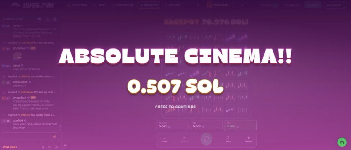 S0LBadGuy_'s tweet photo. just turned 0.001 -> 0.5 SOL 

clusters btw 

who wants some tips? 

sign up with code: SoLBadGuy and drop proof below : https://t.co/Kp034R8DJb https://t.co/HOZx8Vw00n
