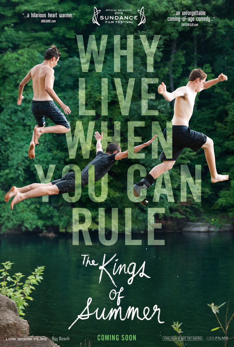 FilmNewsNos's tweet photo. 🎬MOVIE HISTORY: 13 years ago today, May 31, 2013, the movie ‘The Kings of Summer’ opened in theaters!
#NickRobinson #GabrielBasso #MoisesArias #NickOfferman #ErinMoriarty @alisonbrie @MeganMullally @MarcEvanJackson #EugeneCordero @MaryLynnRajskub @hannibalburess @VogtRoberts https://t.co/ZV9JOaipGx