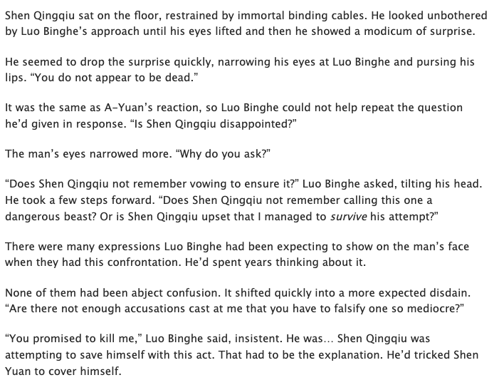 waffle_fancy's tweet photo. A Special Existence | ~64K | M | In Progress {RTs ❤️)} #svsss #bingqiu   

Chapter 10 updated!

Luo Binghe finds out who actually yeeted him into the Abyss.

https://t.co/nfUekaQ5PX https://t.co/CF5c21gMOS