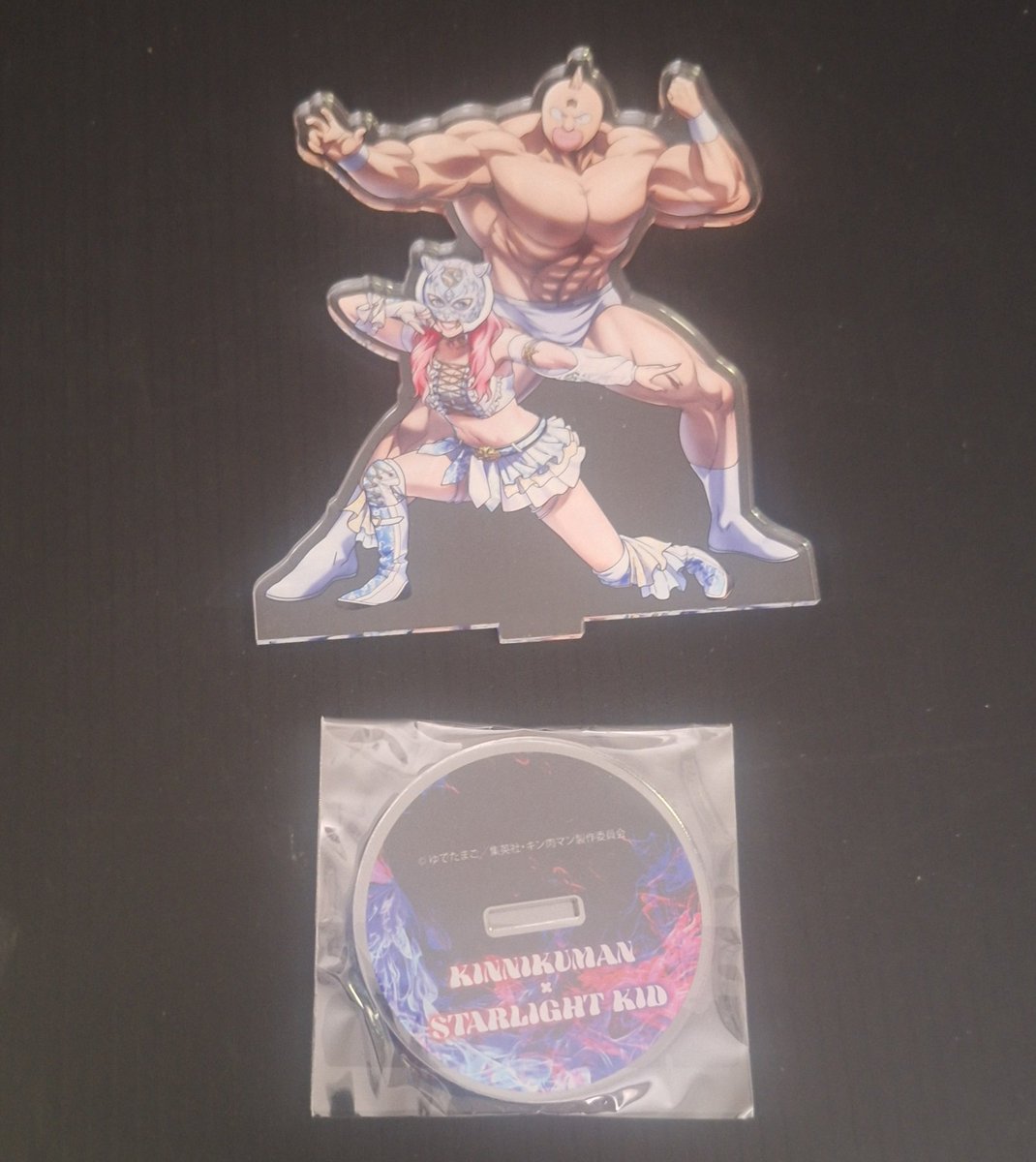 Jon_Thurmond's tweet photo. A @StarLight_Kid11 x Kinnikuman #STARDOM acrylic #SLKDaily #SLK https://t.co/7AacQ5V25M