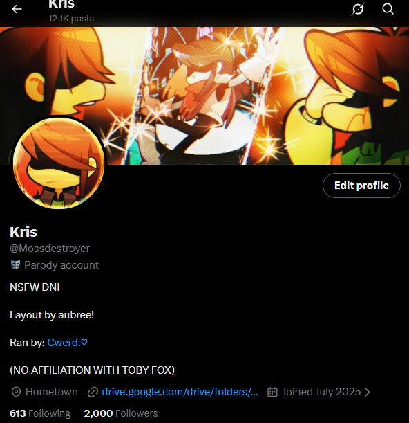 Kris tweet media
